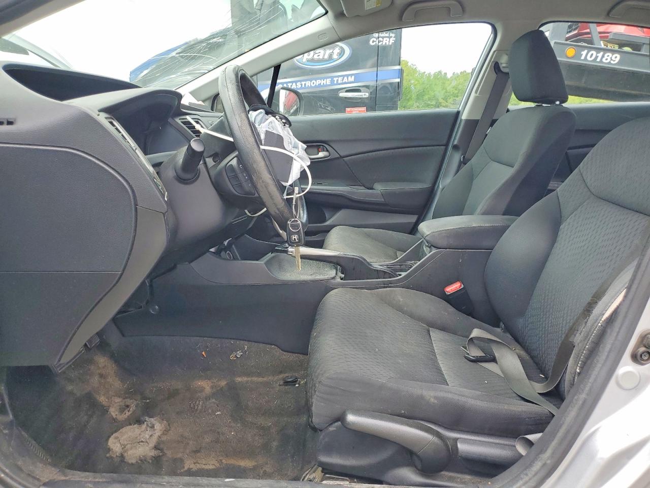 2014 Honda Civic Lx Silver vin: 2HGFB2F52EH529697