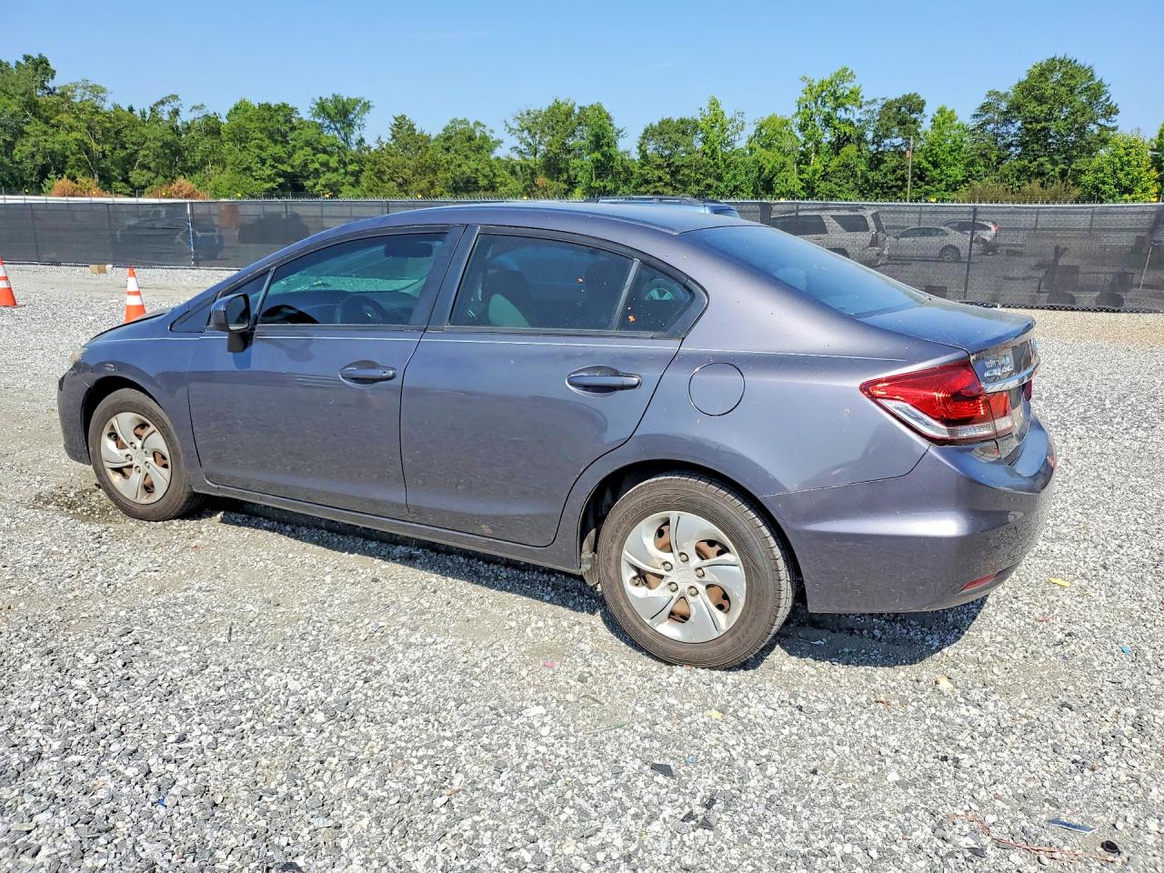 2014 Honda Civic Lx Gray vin: 2HGFB2F52EH532454