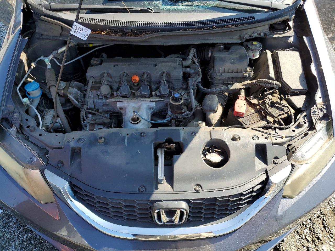 2014 Honda Civic Lx Gray vin: 2HGFB2F52EH532454