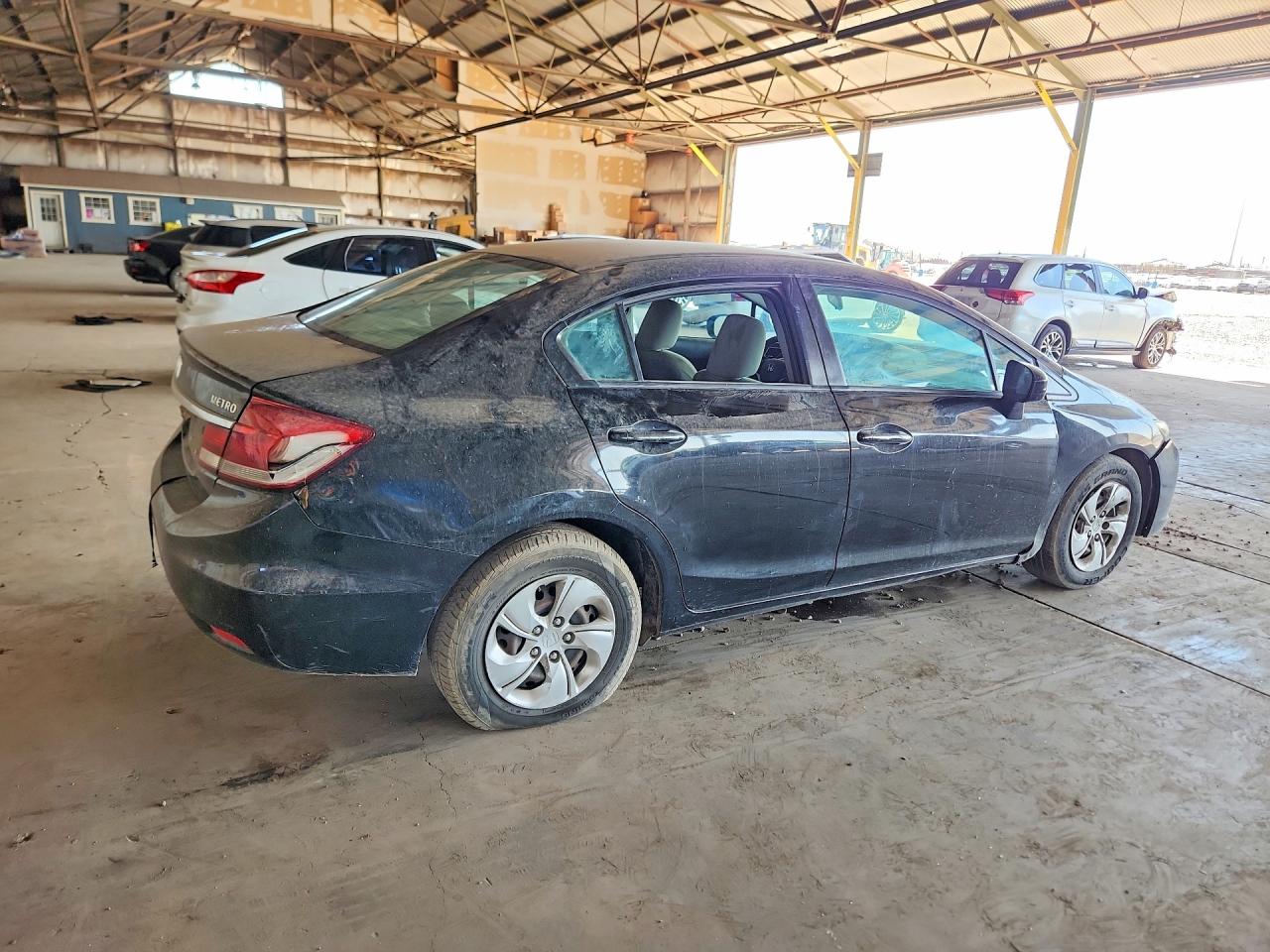 2014 Honda Civic Lx Black vin: 2HGFB2F52EH534186