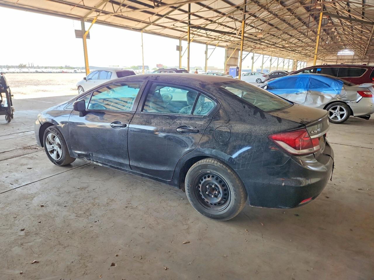 2014 Honda Civic Lx Black vin: 2HGFB2F52EH534186