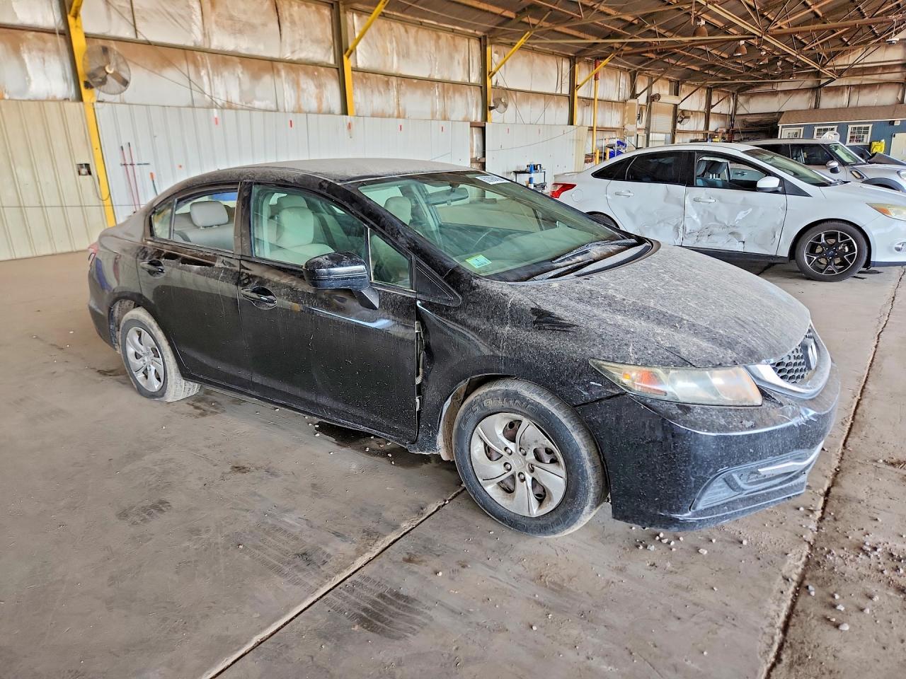2014 Honda Civic Lx Black vin: 2HGFB2F52EH534186