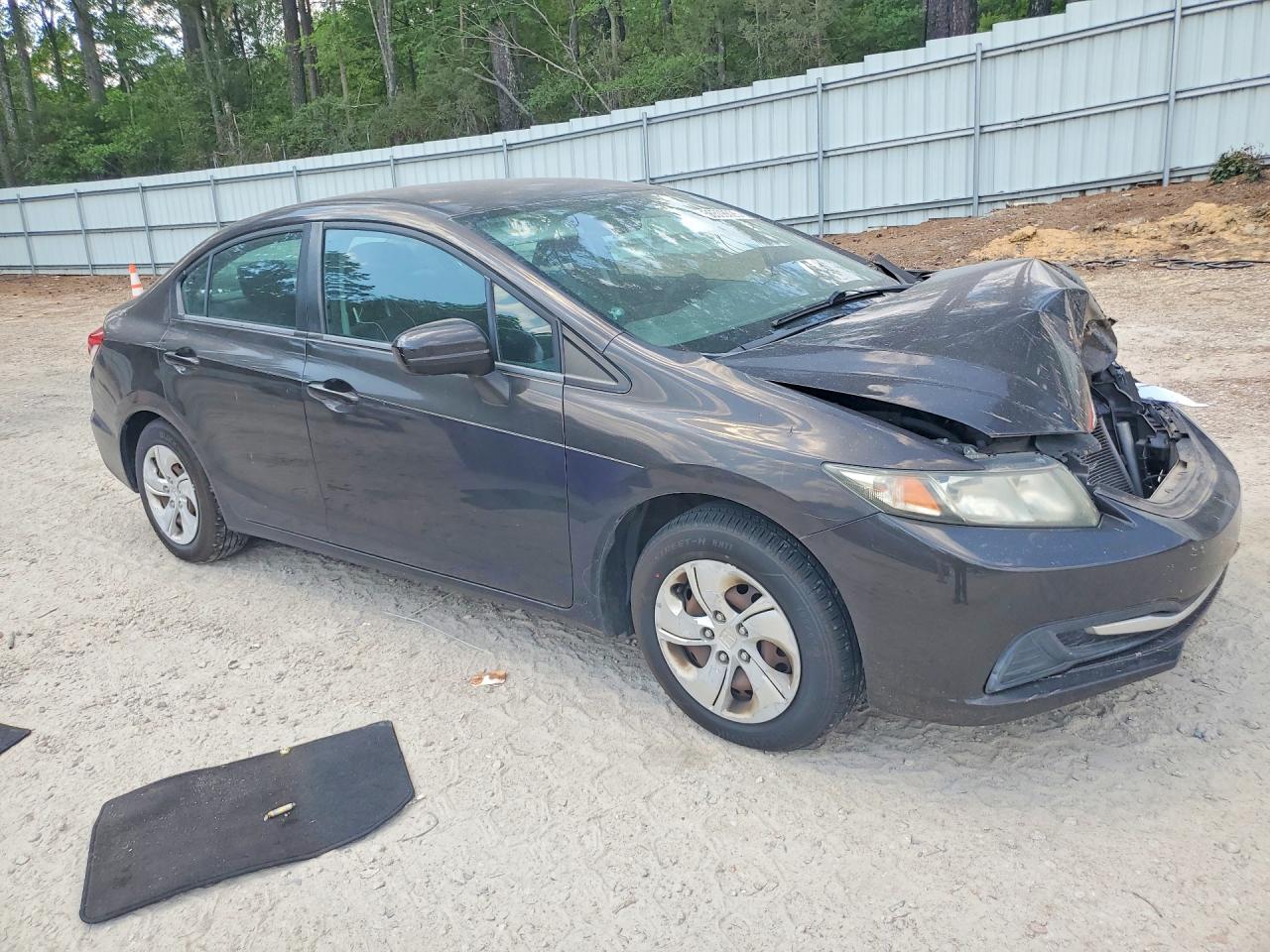 2014 Honda Civic Lx Brown vin: 2HGFB2F52EH539436