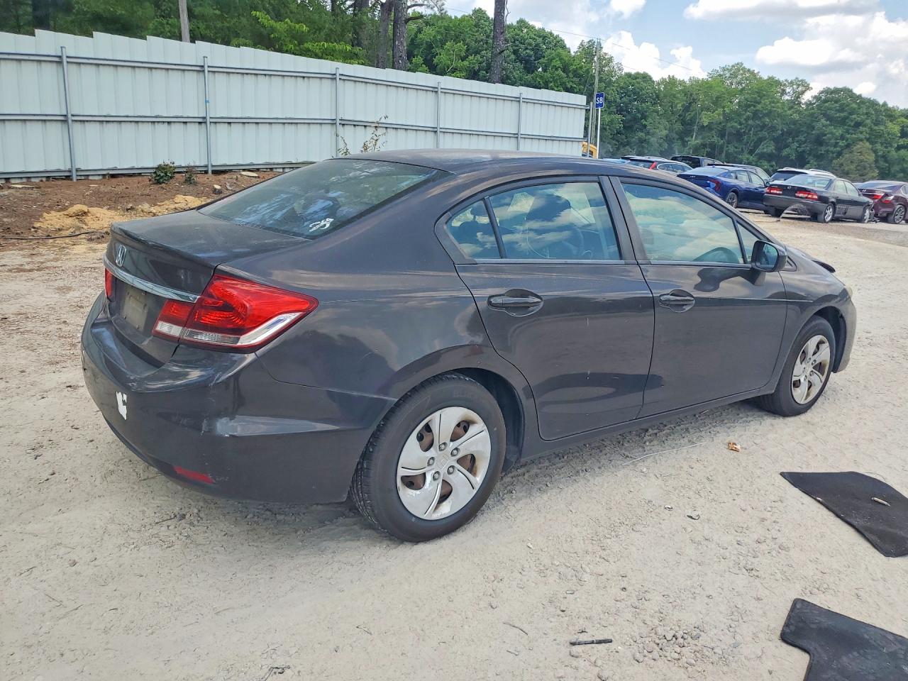 2014 Honda Civic Lx Brown vin: 2HGFB2F52EH539436