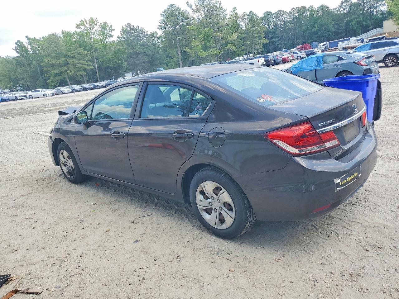 2014 Honda Civic Lx Brown vin: 2HGFB2F52EH539436