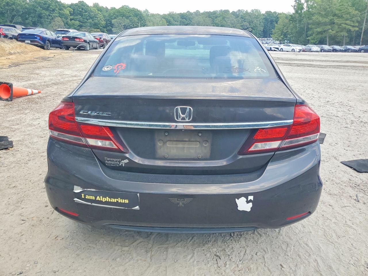2014 Honda Civic Lx Brown vin: 2HGFB2F52EH539436