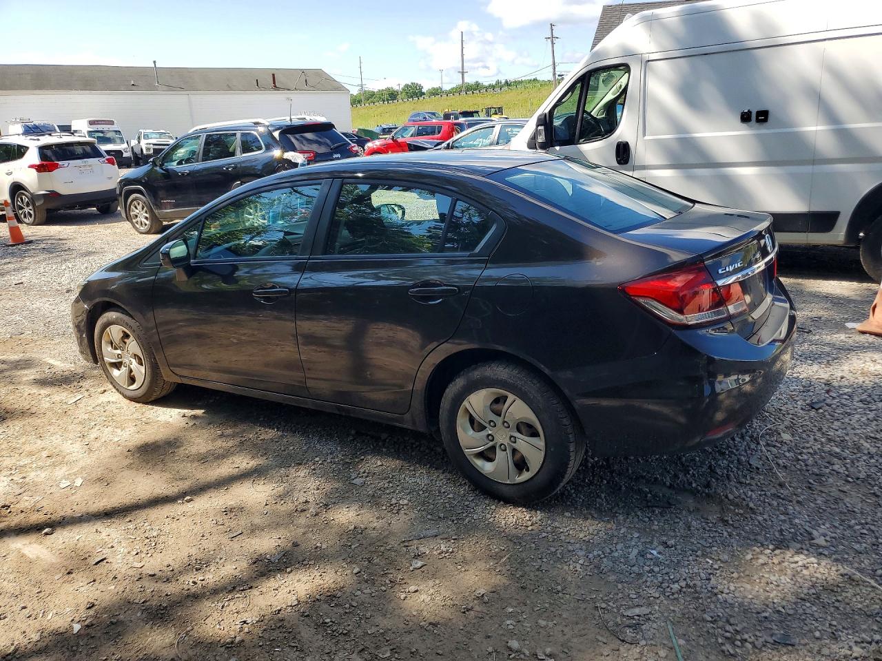 2014 Honda Civic Lx Brown vin: 2HGFB2F52EH548301