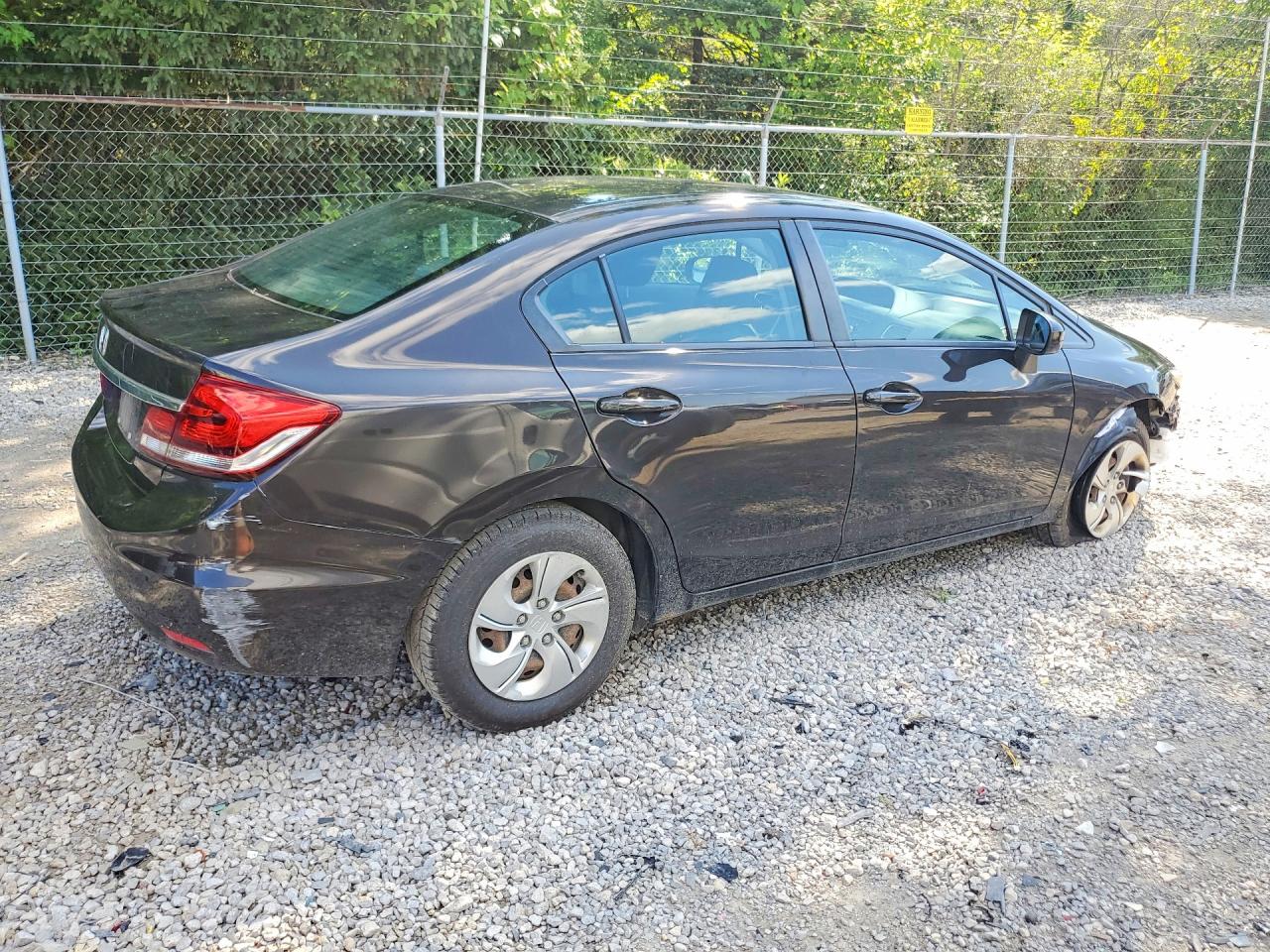 2014 Honda Civic Lx Brown vin: 2HGFB2F52EH548301