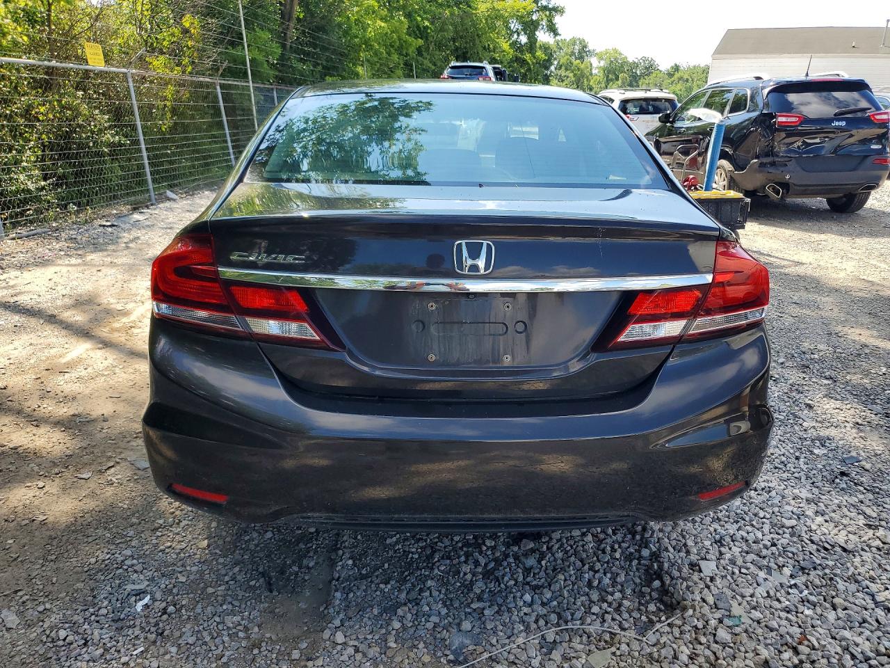 2014 Honda Civic Lx Brown vin: 2HGFB2F52EH548301