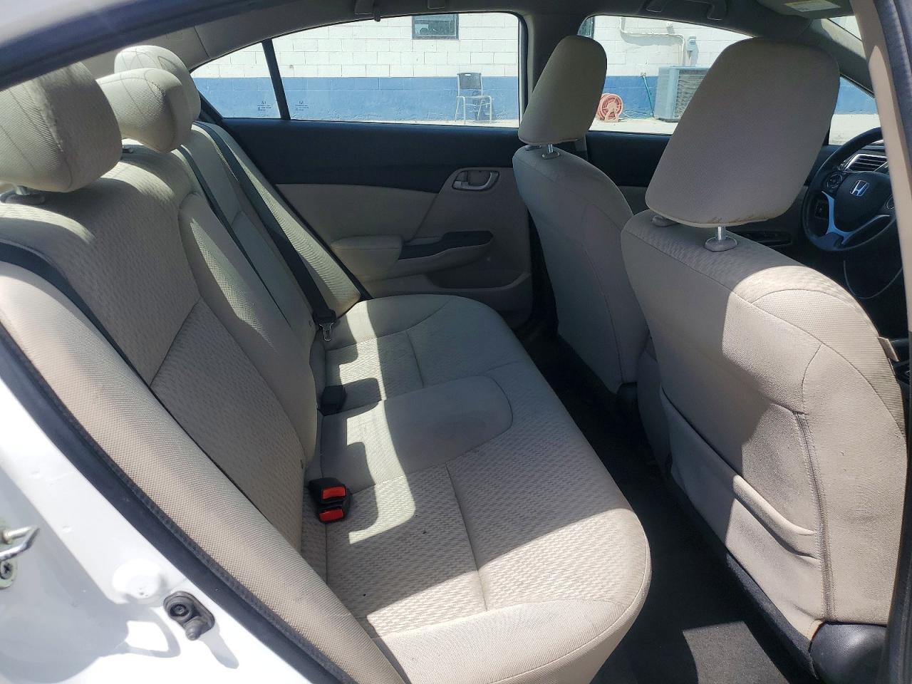 2014 Honda Civic Lx White vin: 2HGFB2F52EH549481