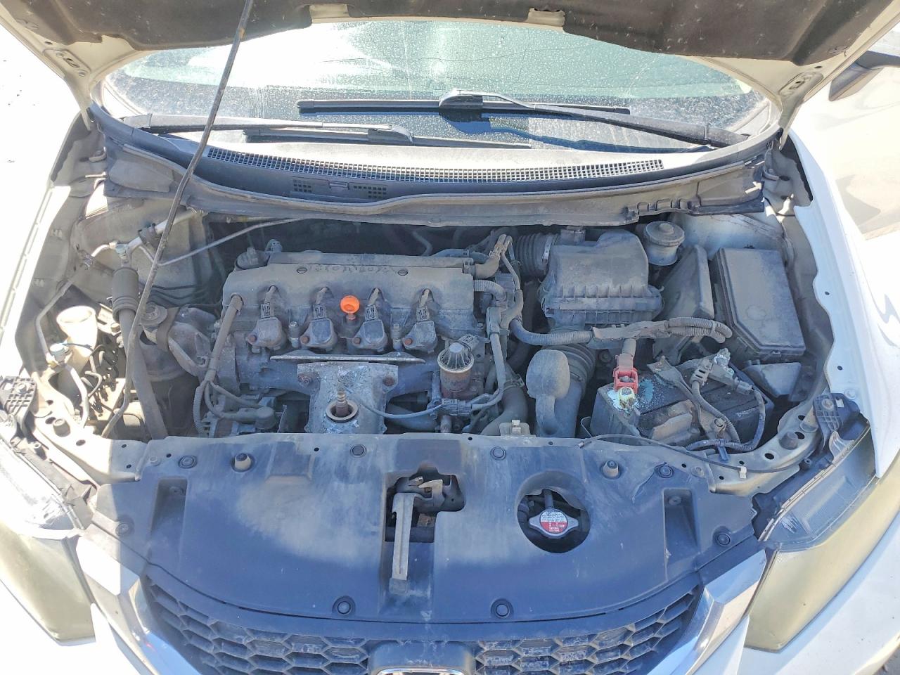 2014 Honda Civic Lx White vin: 2HGFB2F52EH549481
