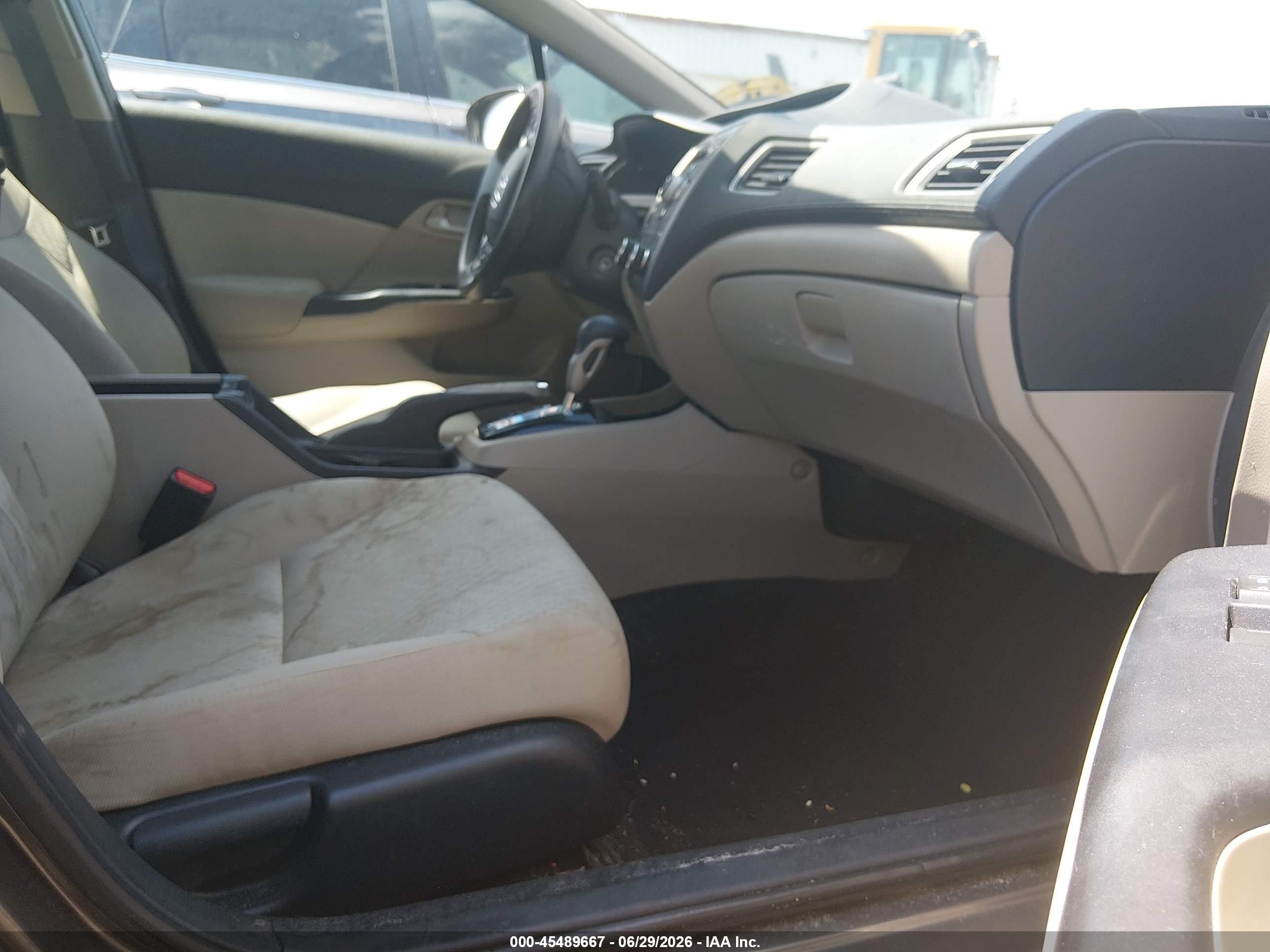 2014 Honda Civic Lx Gray vin: 2HGFB2F52EH550310