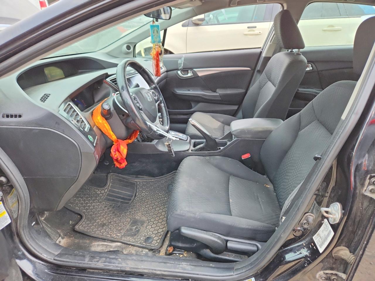 2015 Honda Civic Lx Black vin: 2HGFB2F52FH000574