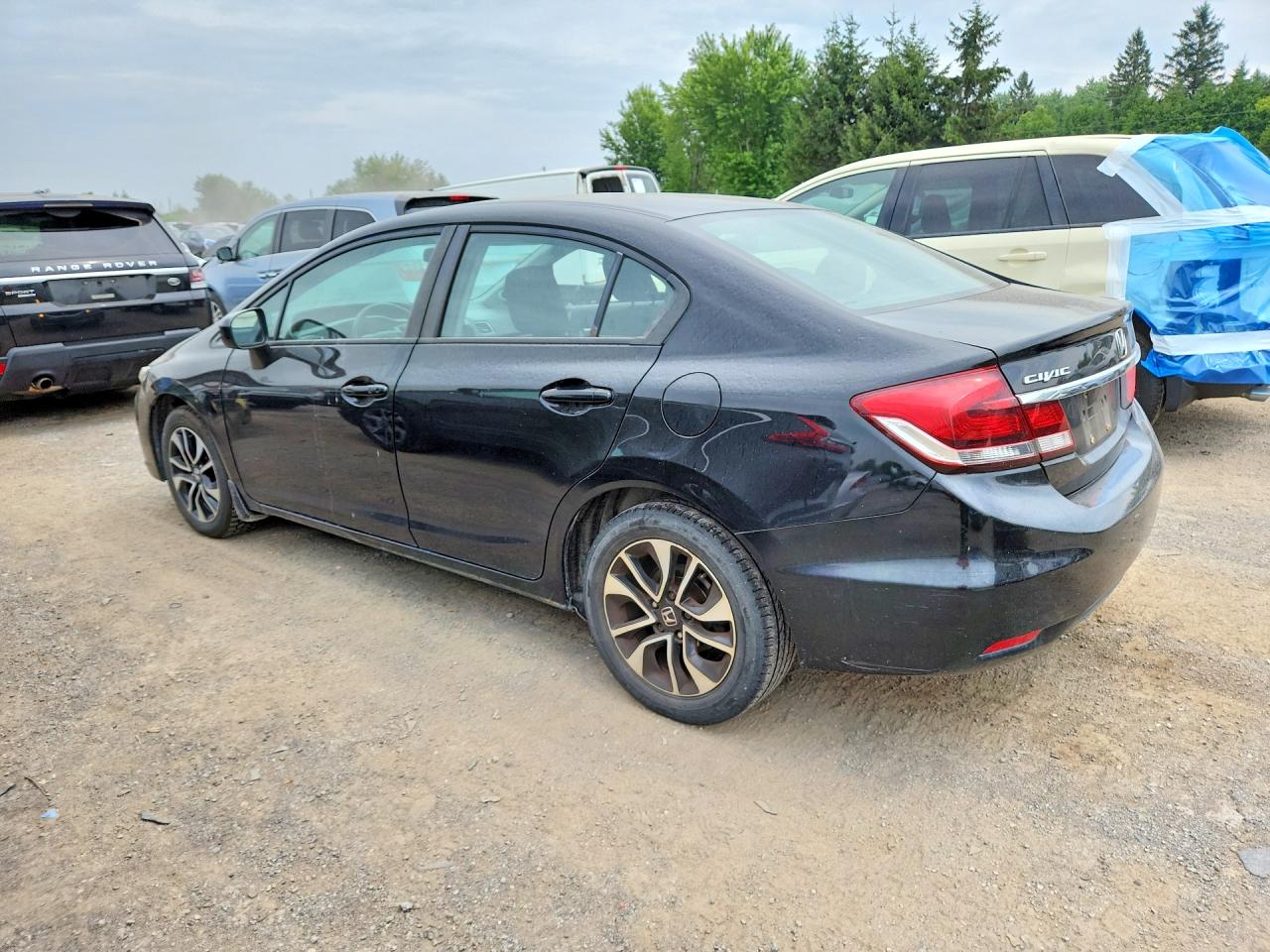 2015 Honda Civic Lx Black vin: 2HGFB2F52FH000574