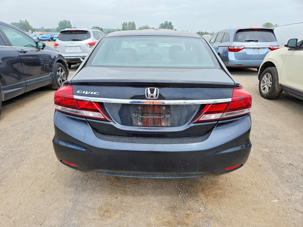 2015 Honda Civic Lx Black vin: 2HGFB2F52FH000574