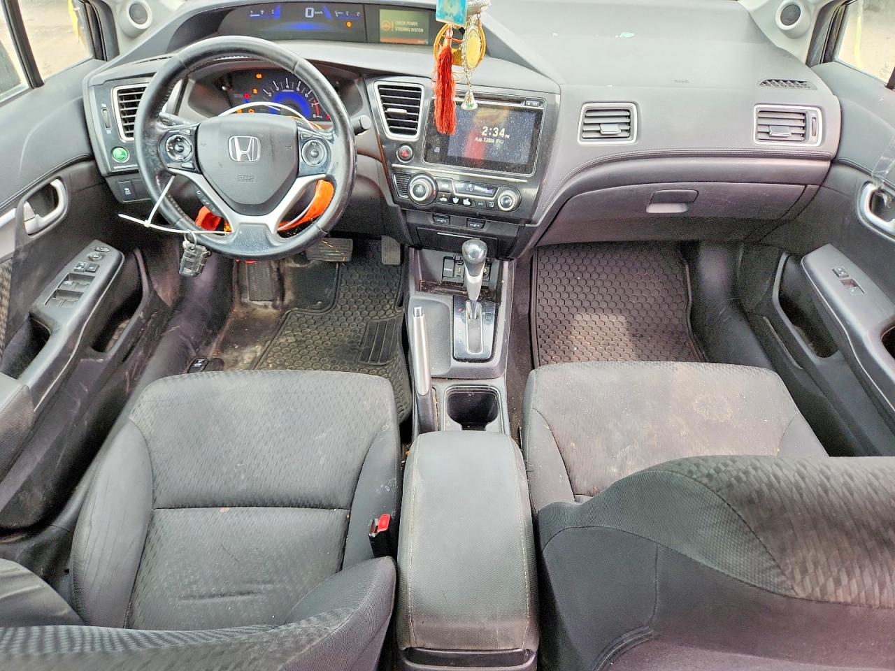2015 Honda Civic Lx Black vin: 2HGFB2F52FH000574