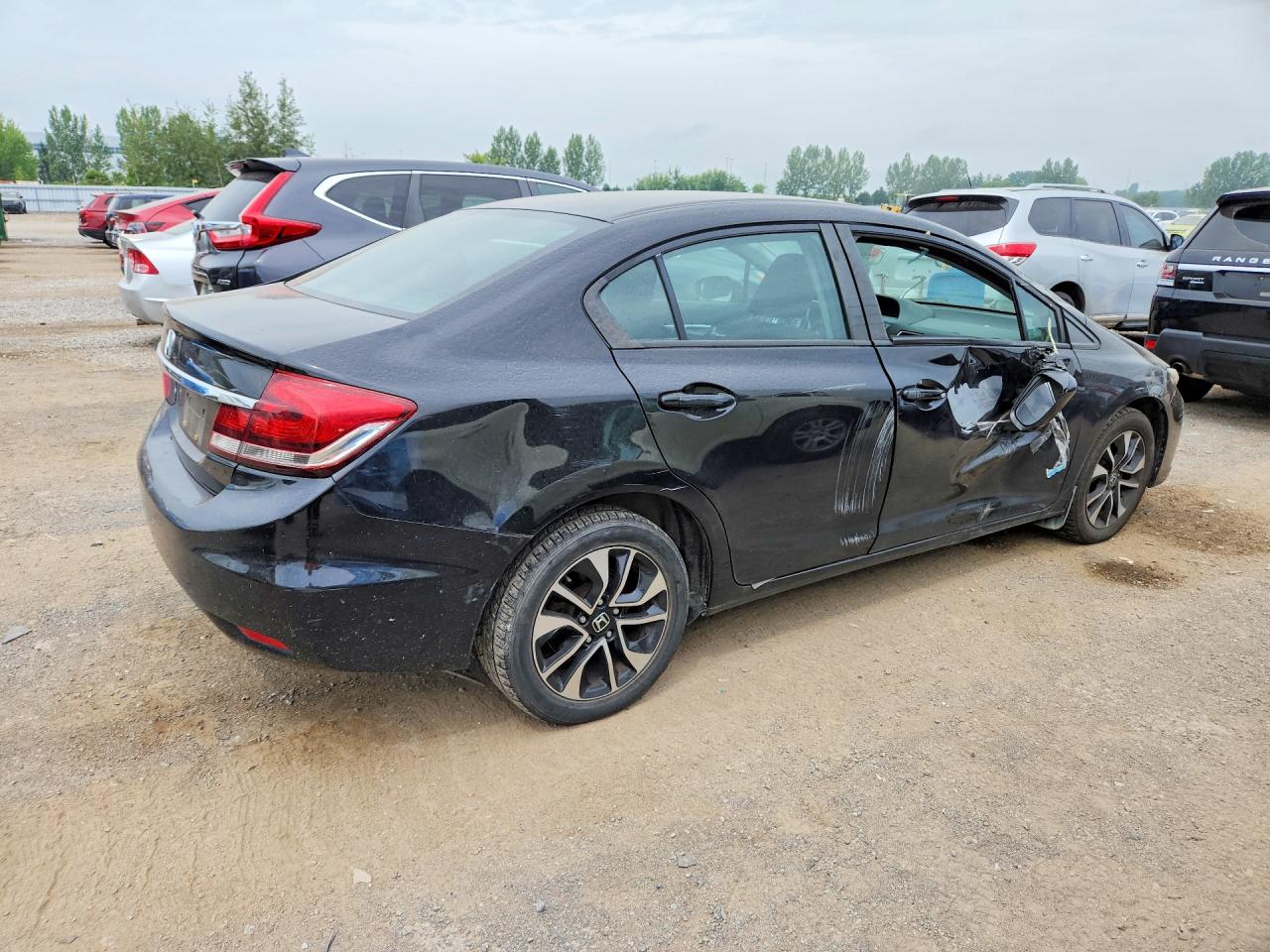 2015 Honda Civic Lx Black vin: 2HGFB2F52FH000574