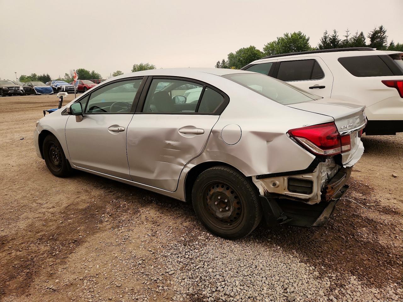 2015 Honda Civic Lx Silver vin: 2HGFB2F52FH012773