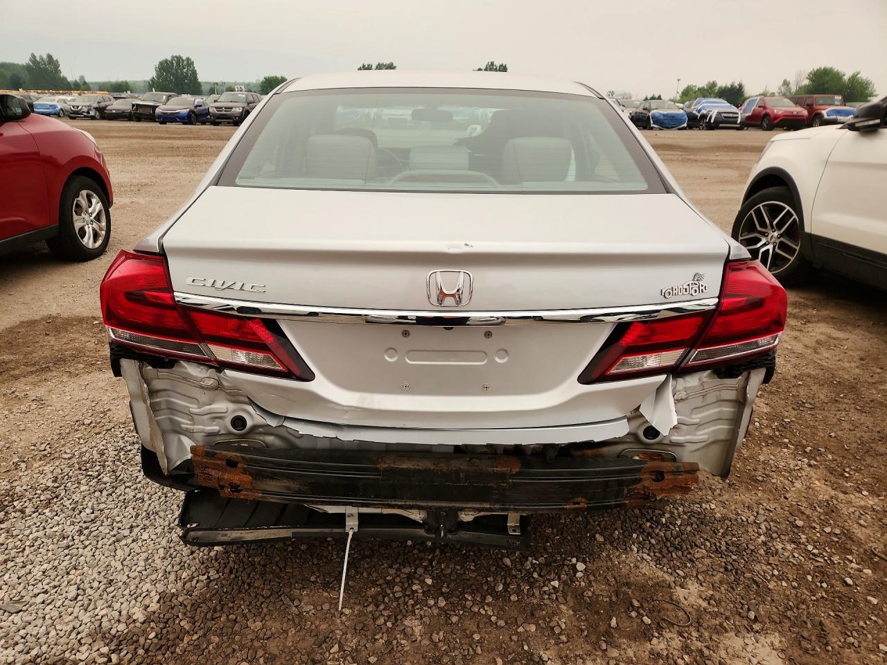 2015 Honda Civic Lx Silver vin: 2HGFB2F52FH012773