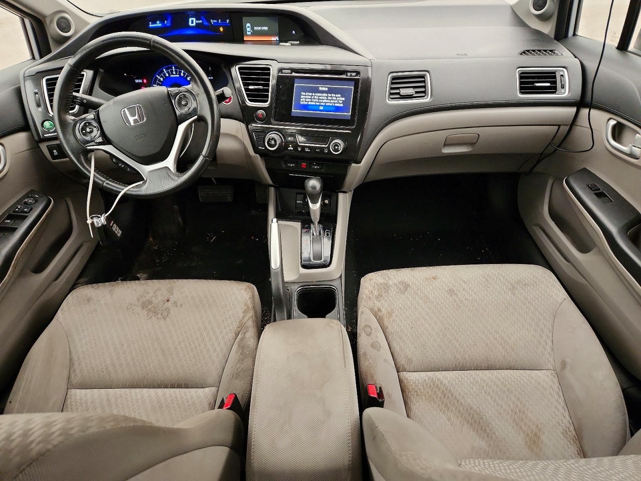 2015 Honda Civic Lx Silver vin: 2HGFB2F52FH012773