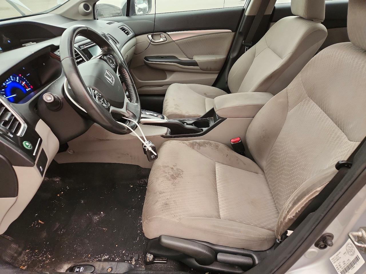 2015 Honda Civic Lx Silver vin: 2HGFB2F52FH012773