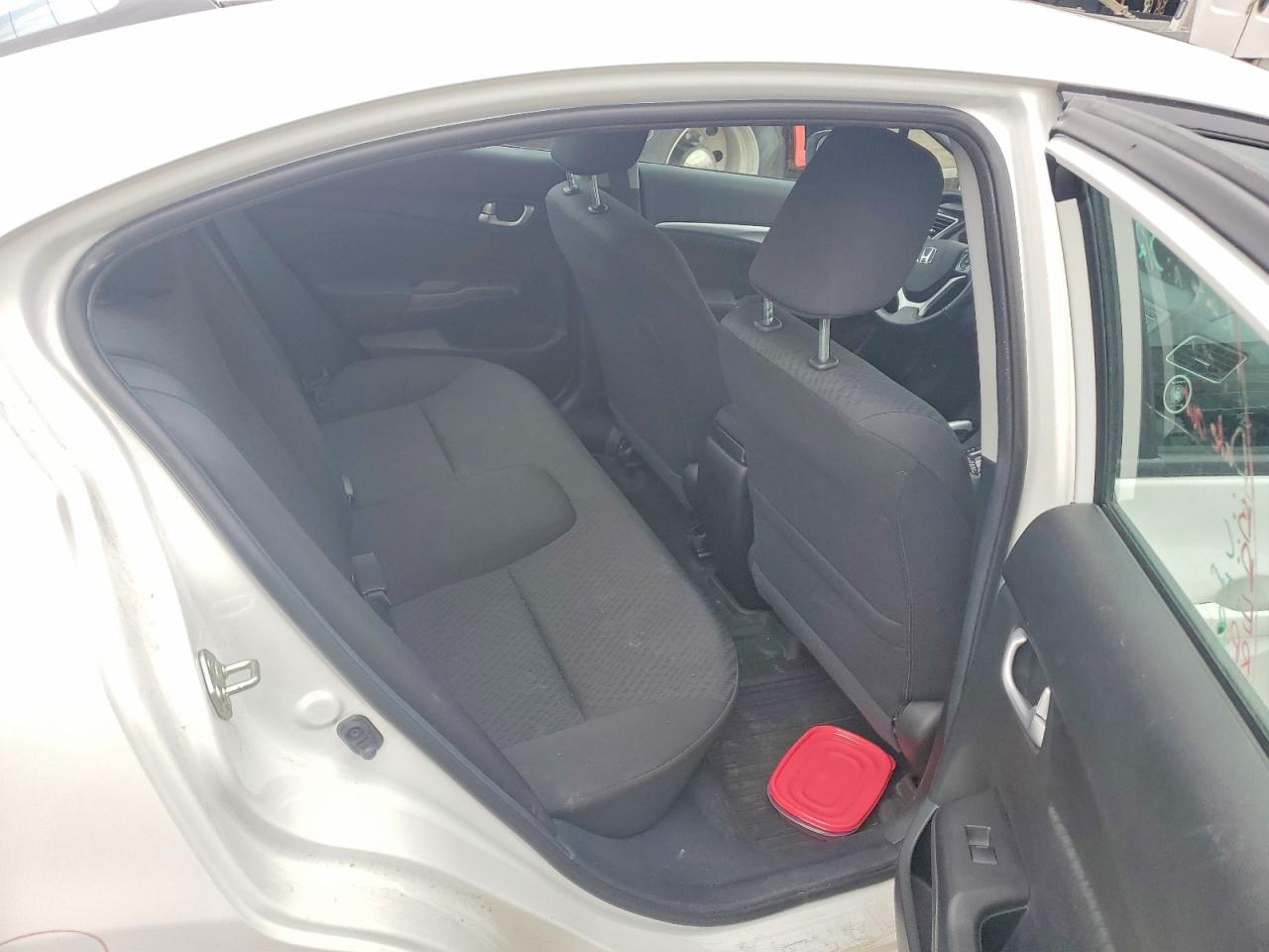 2015 Honda Civic Lx White vin: 2HGFB2F52FH028441