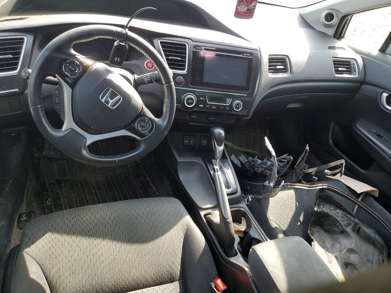 2015 Honda Civic Lx Blue vin: 2HGFB2F52FH061035
