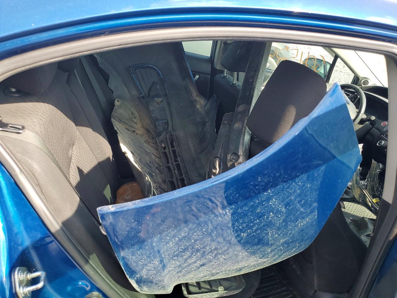 2015 Honda Civic Lx Blue vin: 2HGFB2F52FH061035