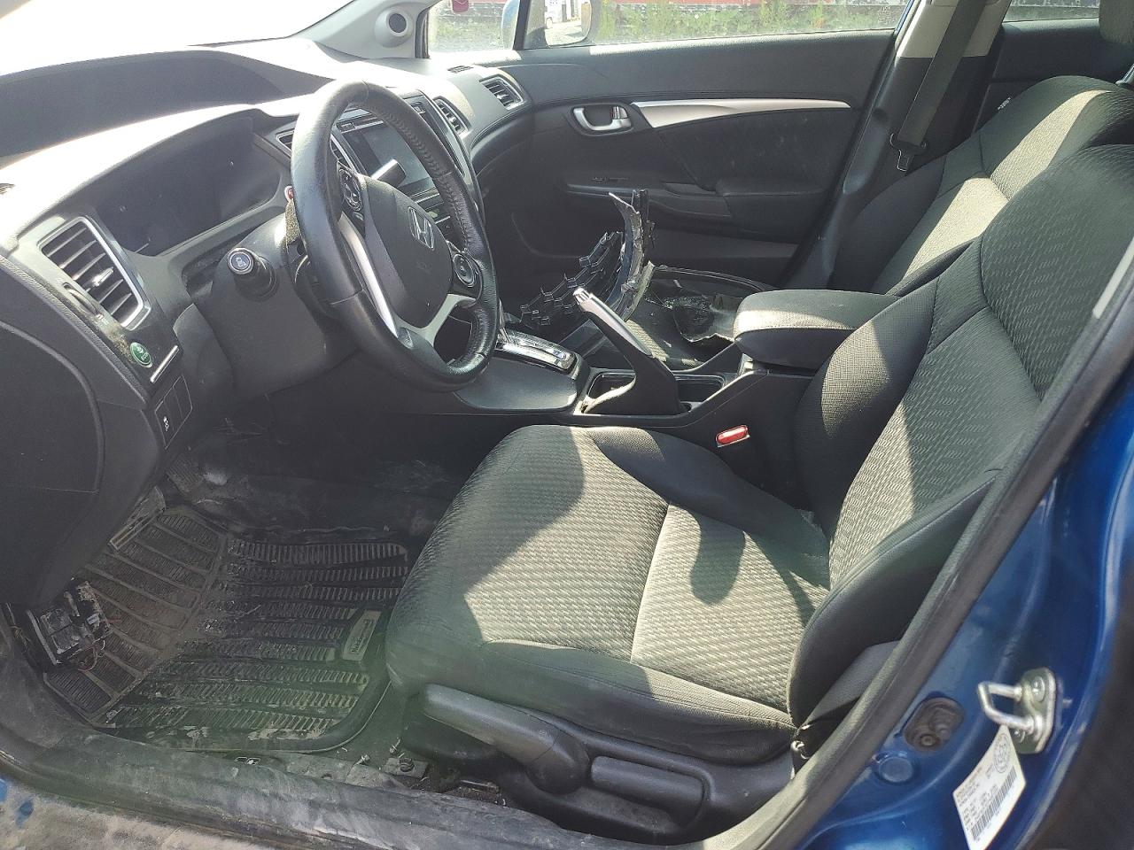 2015 Honda Civic Lx Blue vin: 2HGFB2F52FH061035