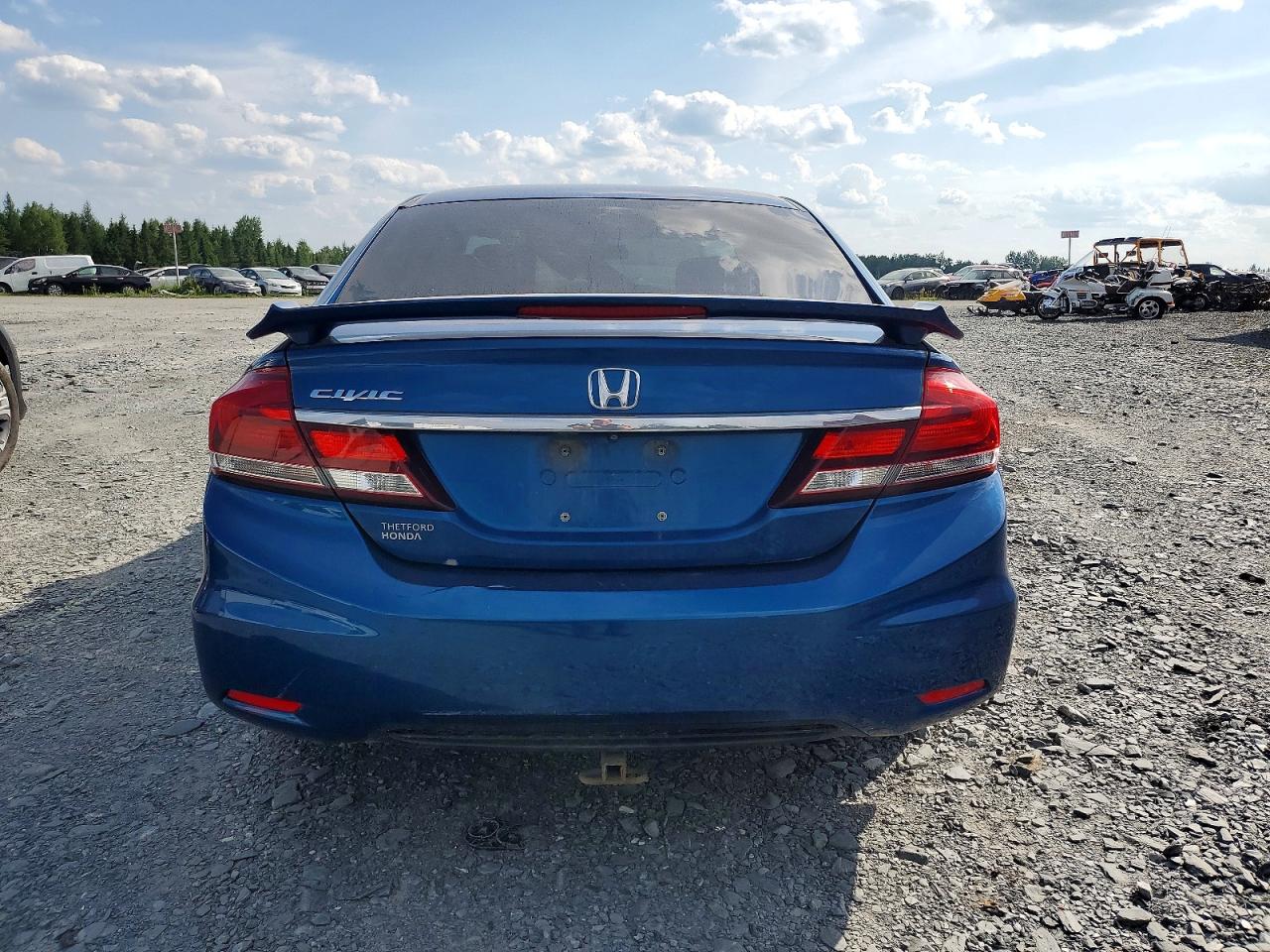 2015 Honda Civic Lx Blue vin: 2HGFB2F52FH061035