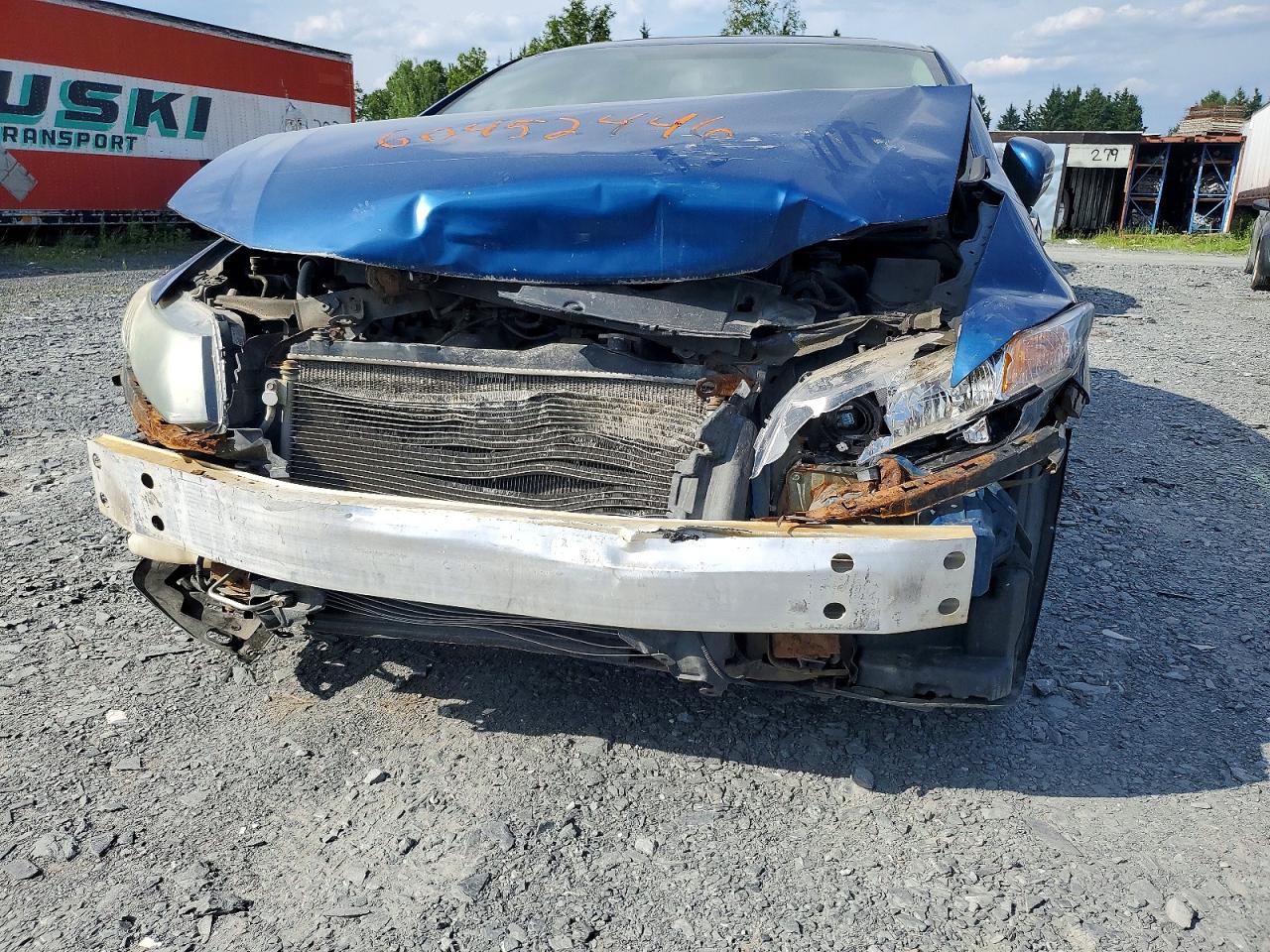 2015 Honda Civic Lx Blue vin: 2HGFB2F52FH061035