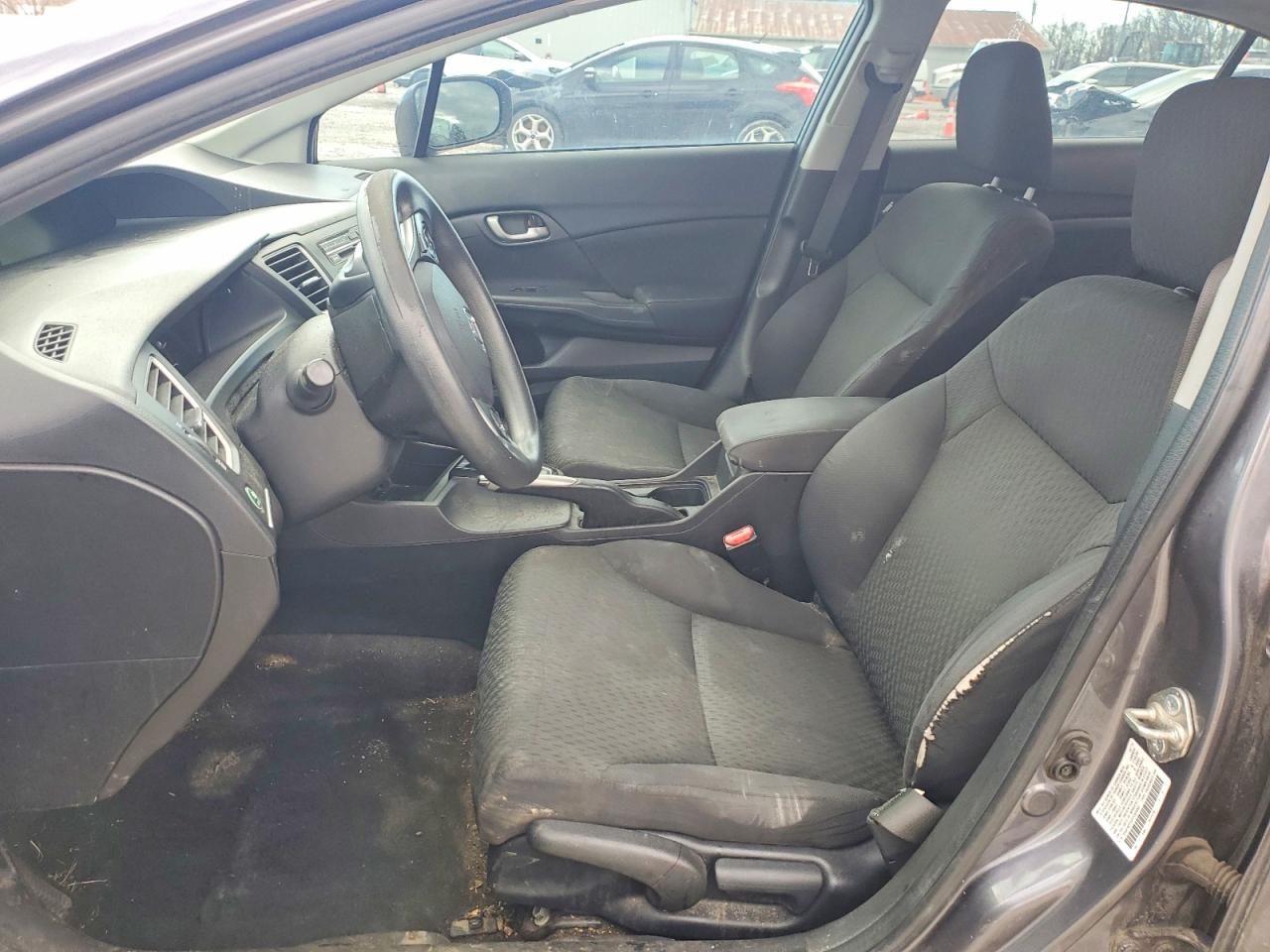 2015 Honda Civic Lx Gray vin: 2HGFB2F52FH505062
