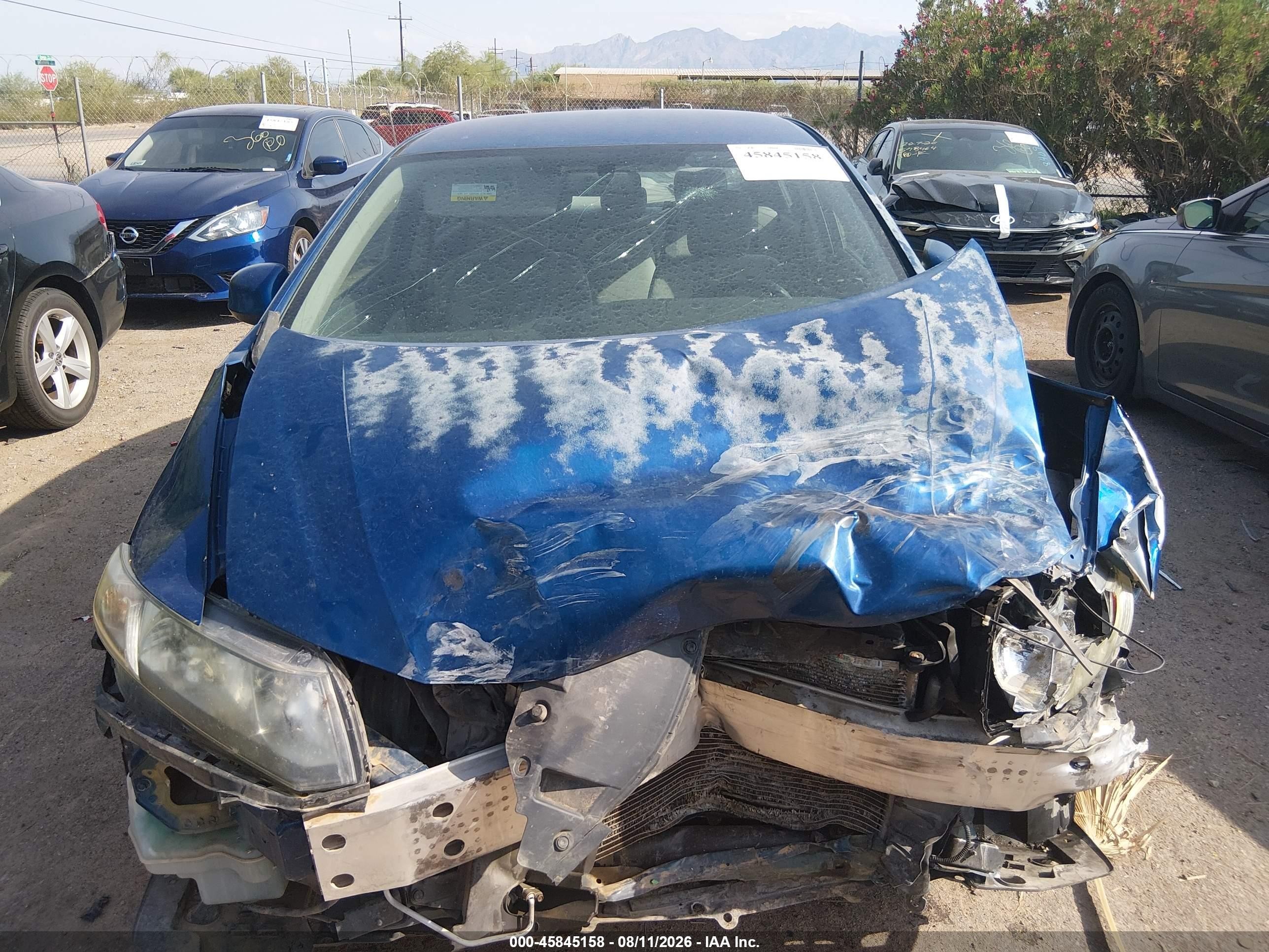 2015 Honda Civic Lx Blue vin: 2HGFB2F52FH518331