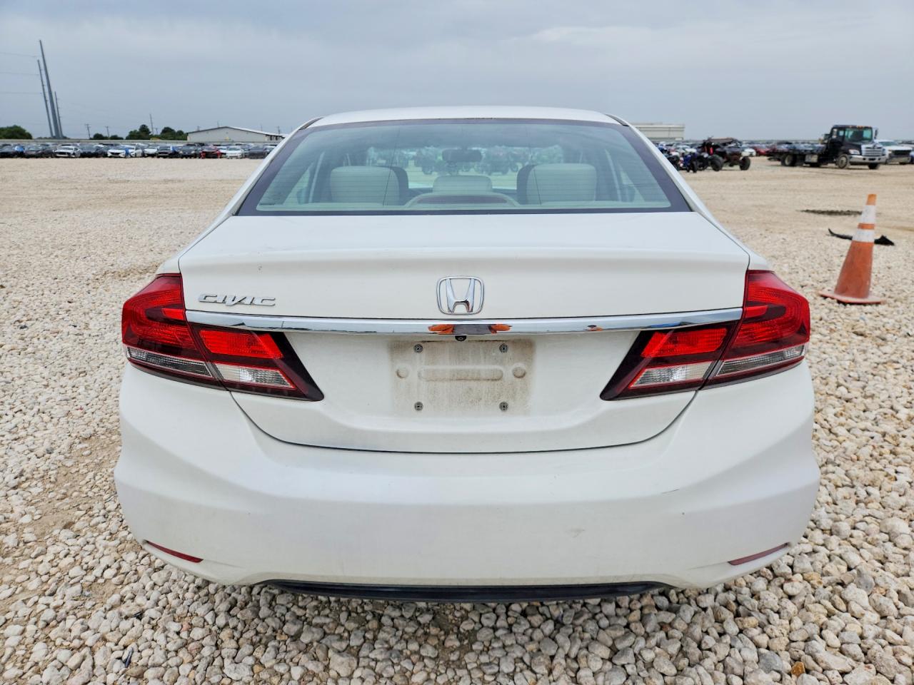 2015 Honda Civic Lx White vin: 2HGFB2F52FH519897