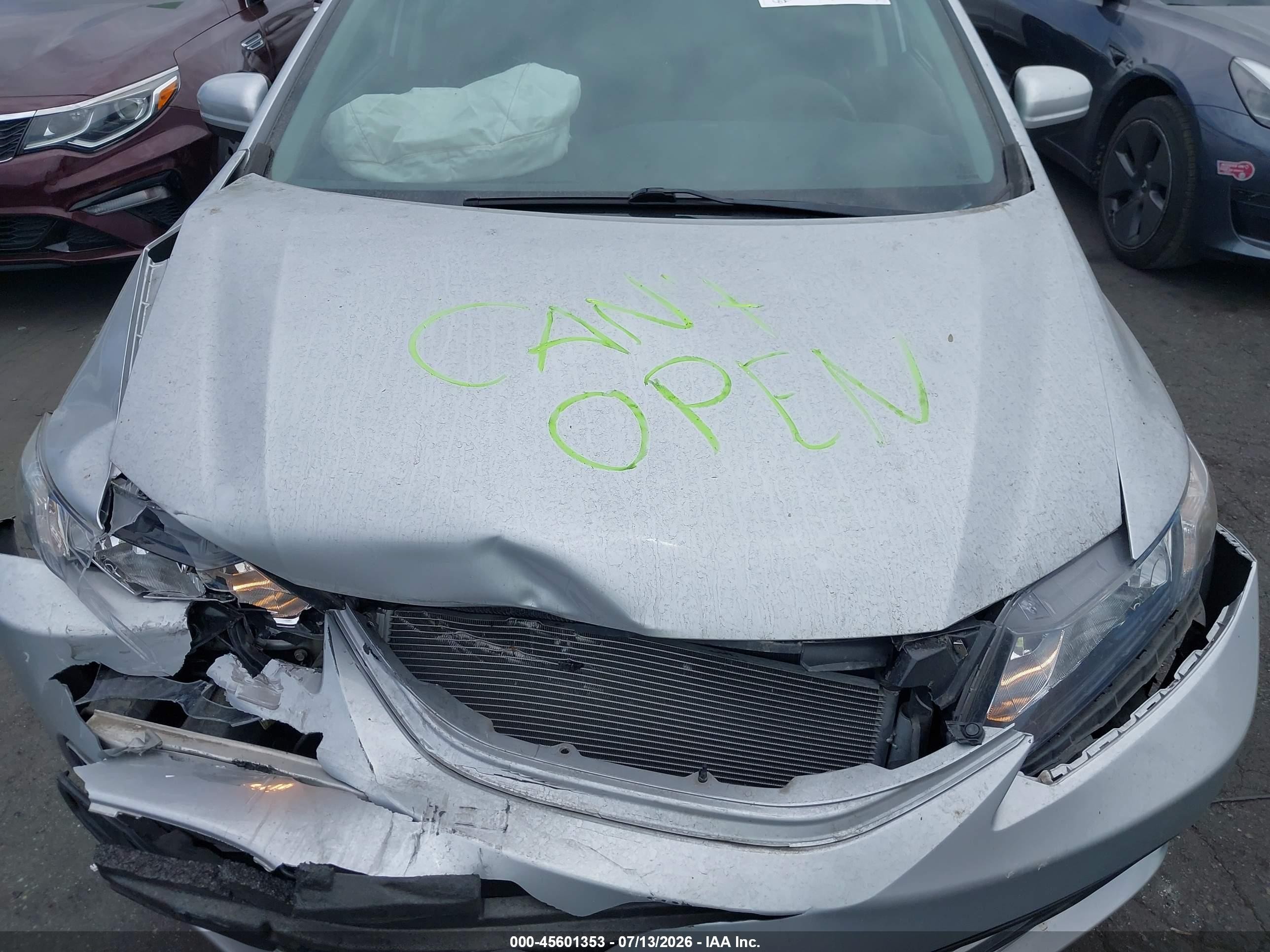 2015 Honda Civic Lx Silver vin: 2HGFB2F52FH534688