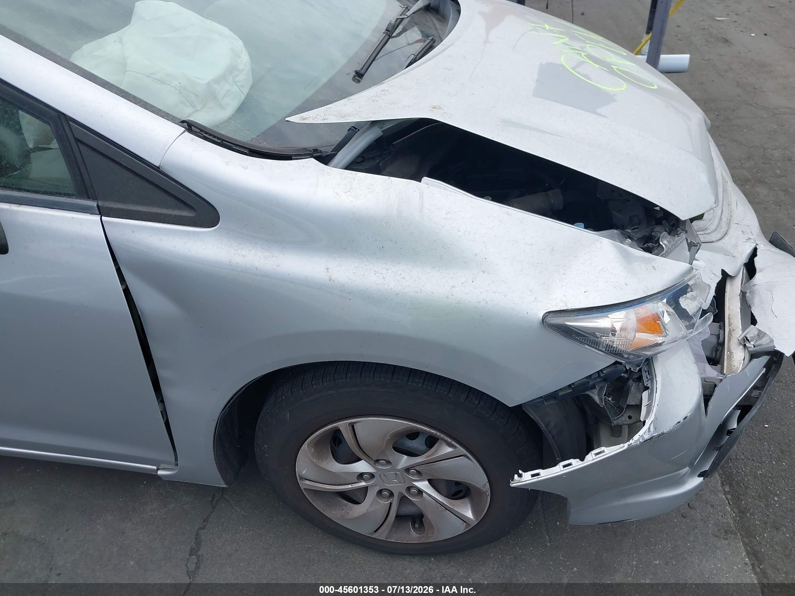 2015 Honda Civic Lx Silver vin: 2HGFB2F52FH534688