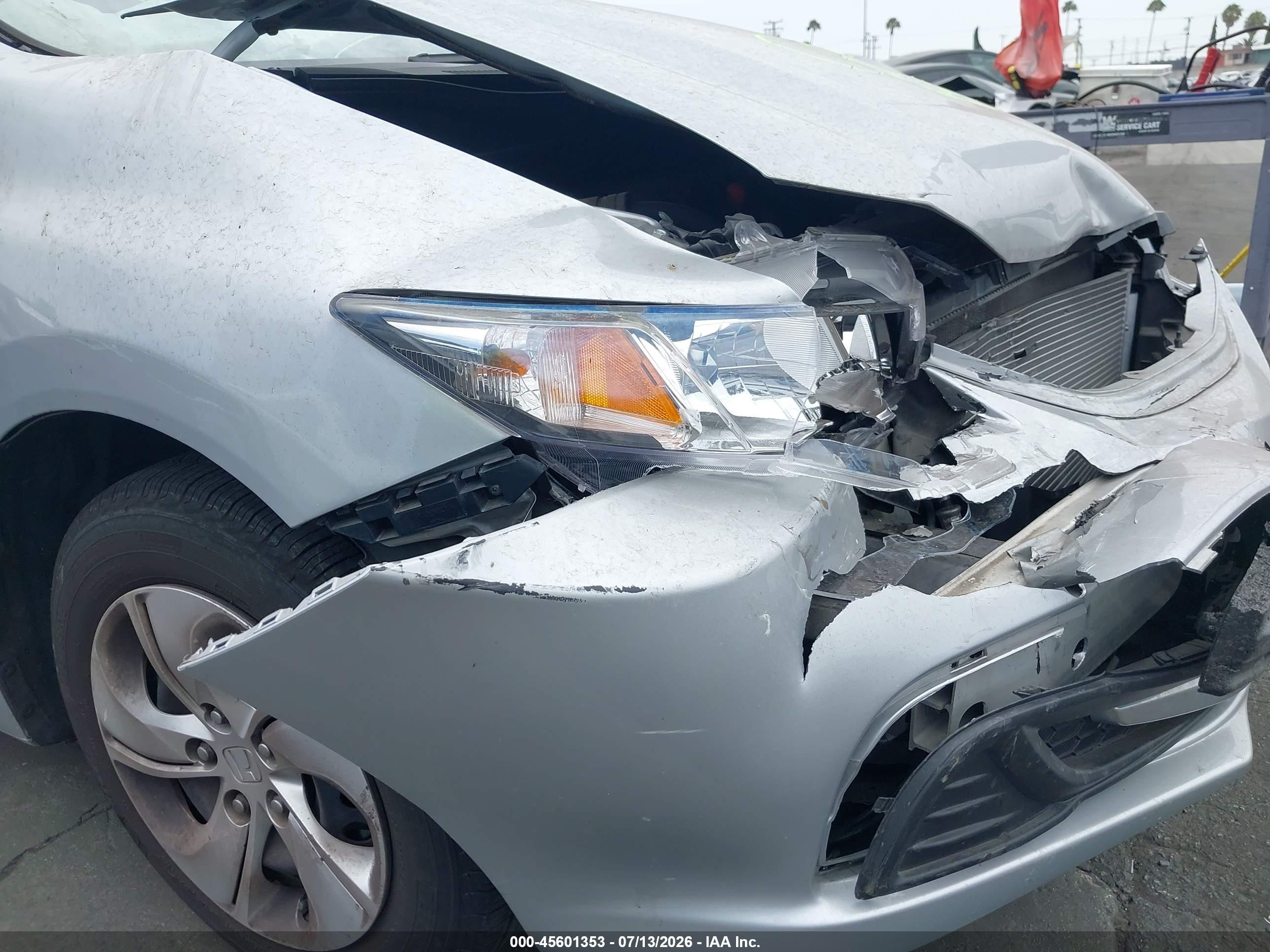 2015 Honda Civic Lx Silver vin: 2HGFB2F52FH534688