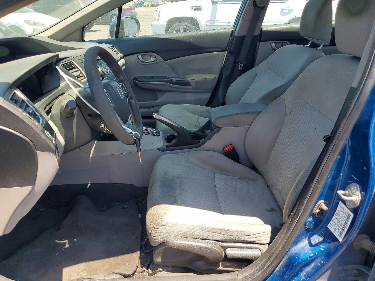 2015 Honda Civic Lx Blue vin: 2HGFB2F52FH544363