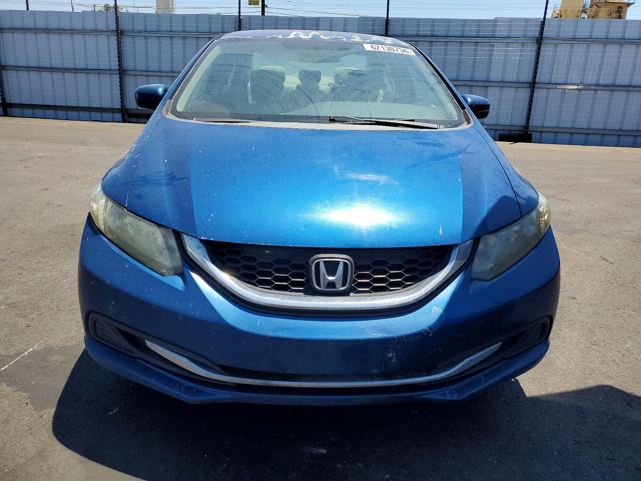 2015 Honda Civic Lx Blue vin: 2HGFB2F52FH544363