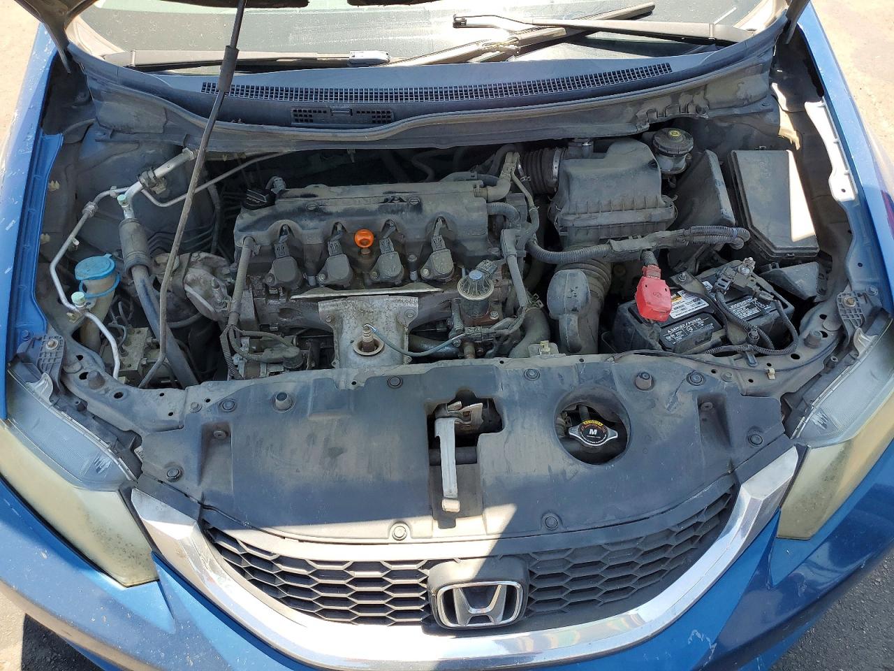 2015 Honda Civic Lx Blue vin: 2HGFB2F52FH544363
