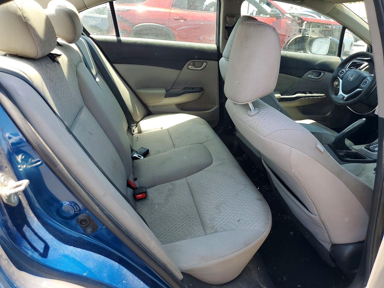 2015 Honda Civic Lx Blue vin: 2HGFB2F52FH544363