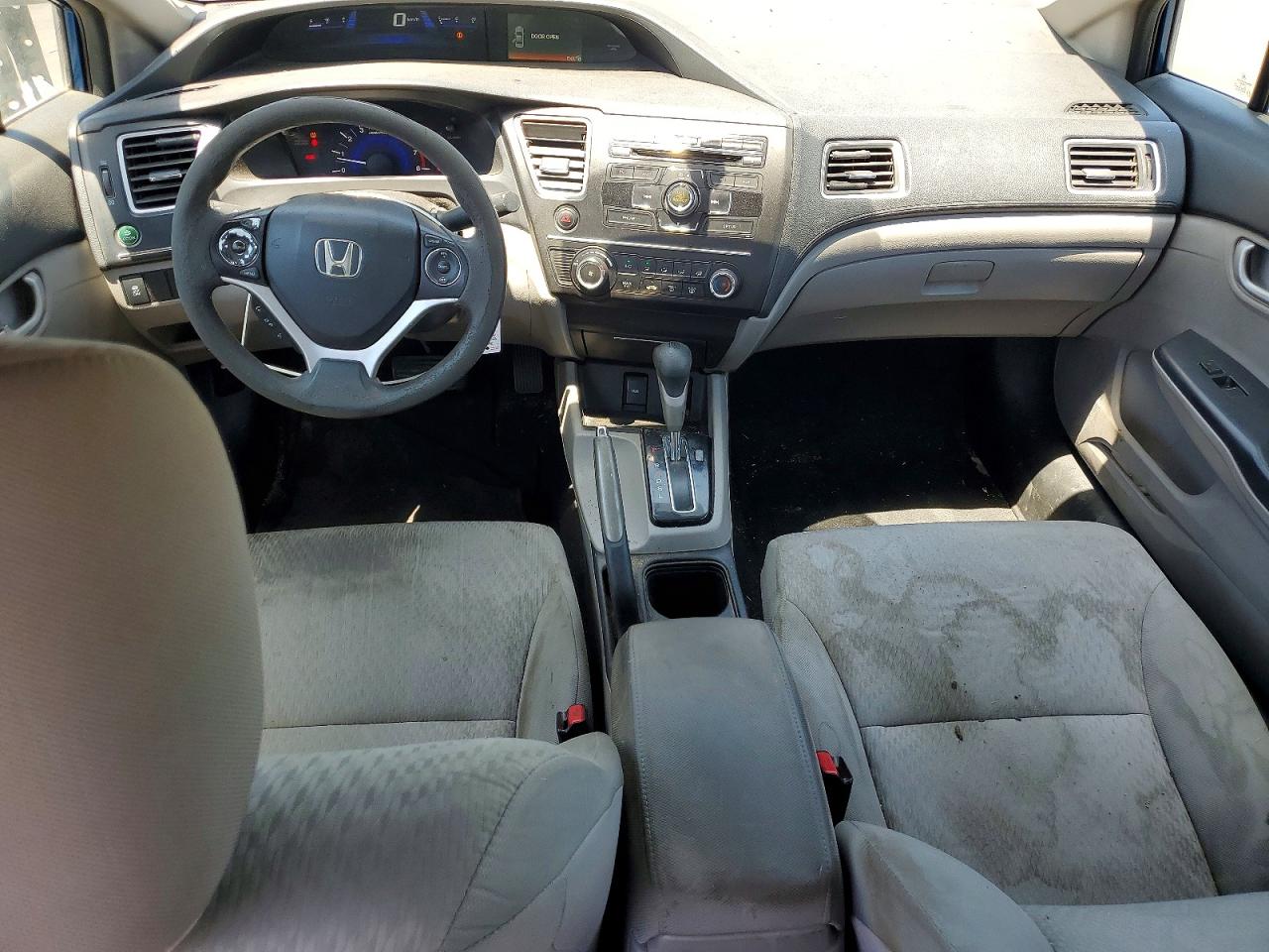 2015 Honda Civic Lx Blue vin: 2HGFB2F52FH544363