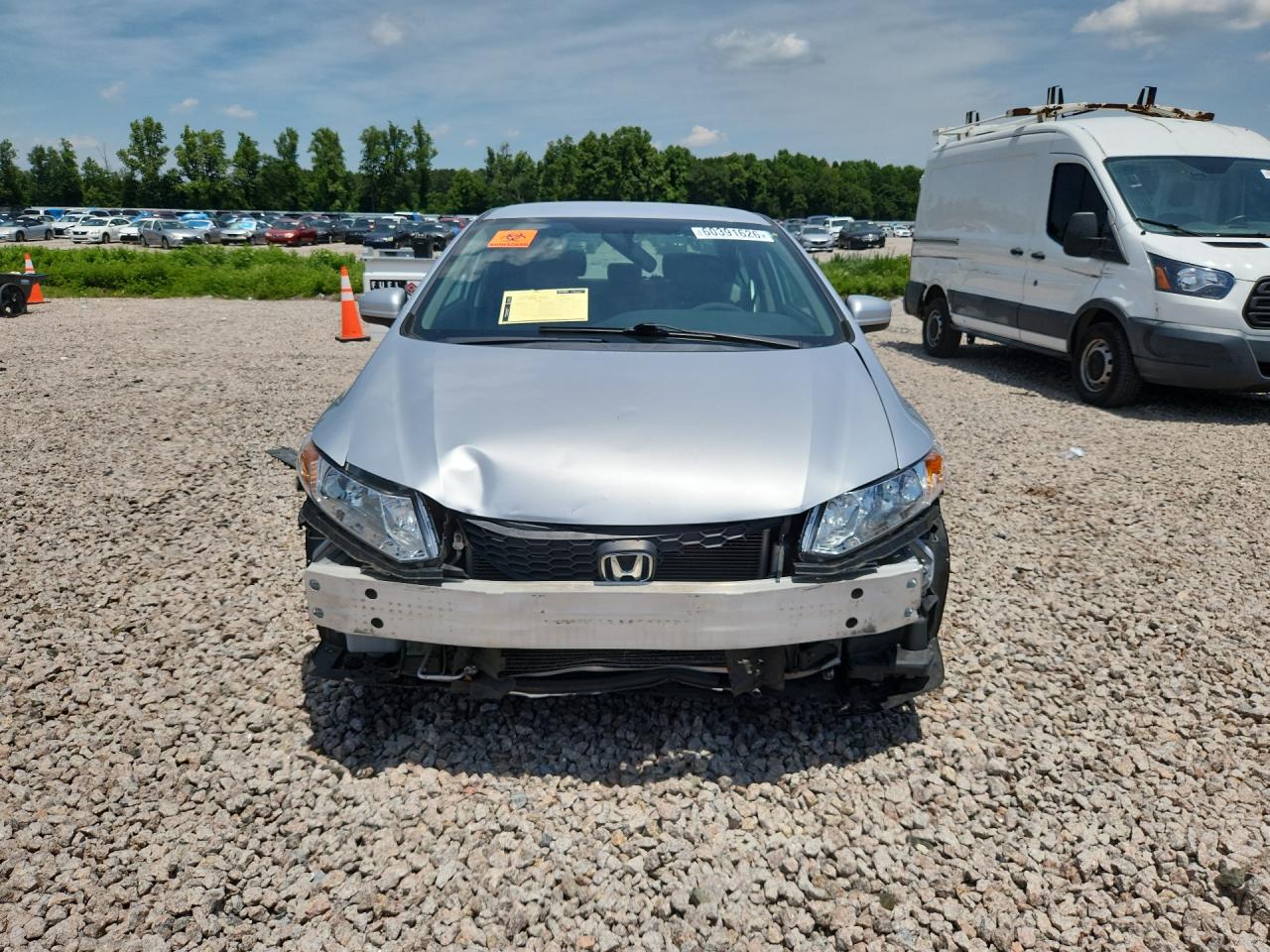 2015 Honda Civic Lx Silver vin: 2HGFB2F52FH544928