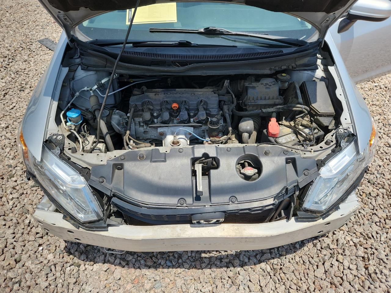 2015 Honda Civic Lx Silver vin: 2HGFB2F52FH544928