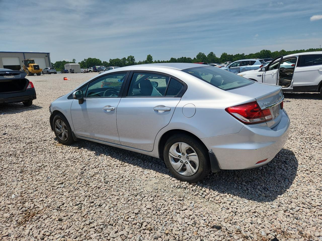 2015 Honda Civic Lx Silver vin: 2HGFB2F52FH544928