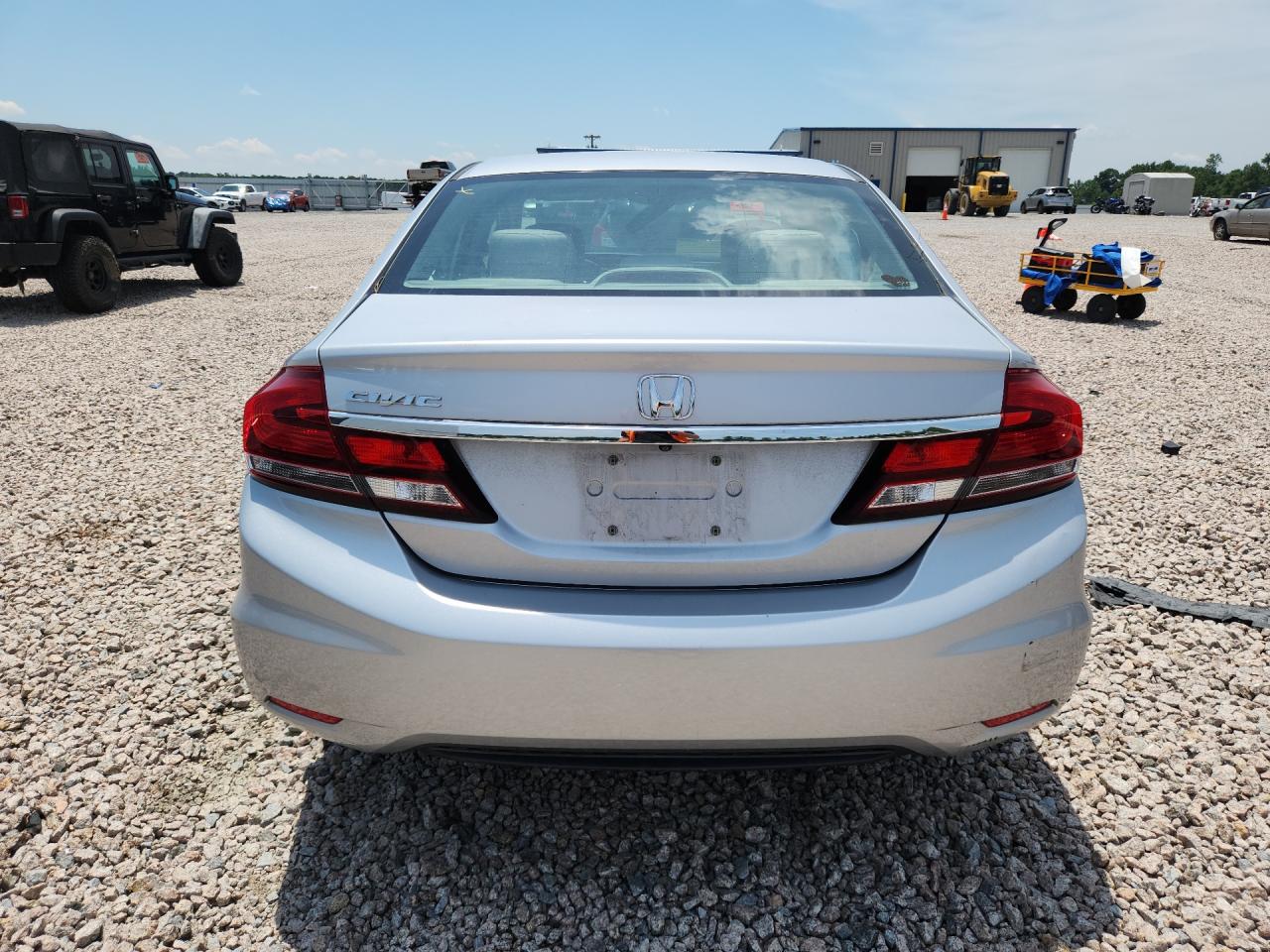 2015 Honda Civic Lx Silver vin: 2HGFB2F52FH544928
