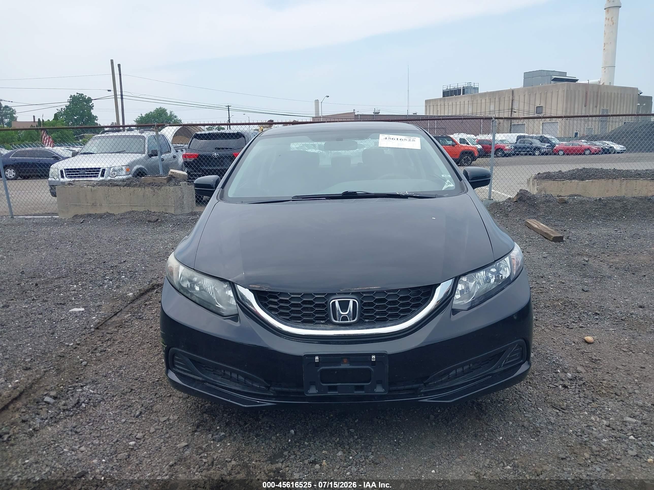 2015 Honda Civic Lx Black vin: 2HGFB2F52FH565391