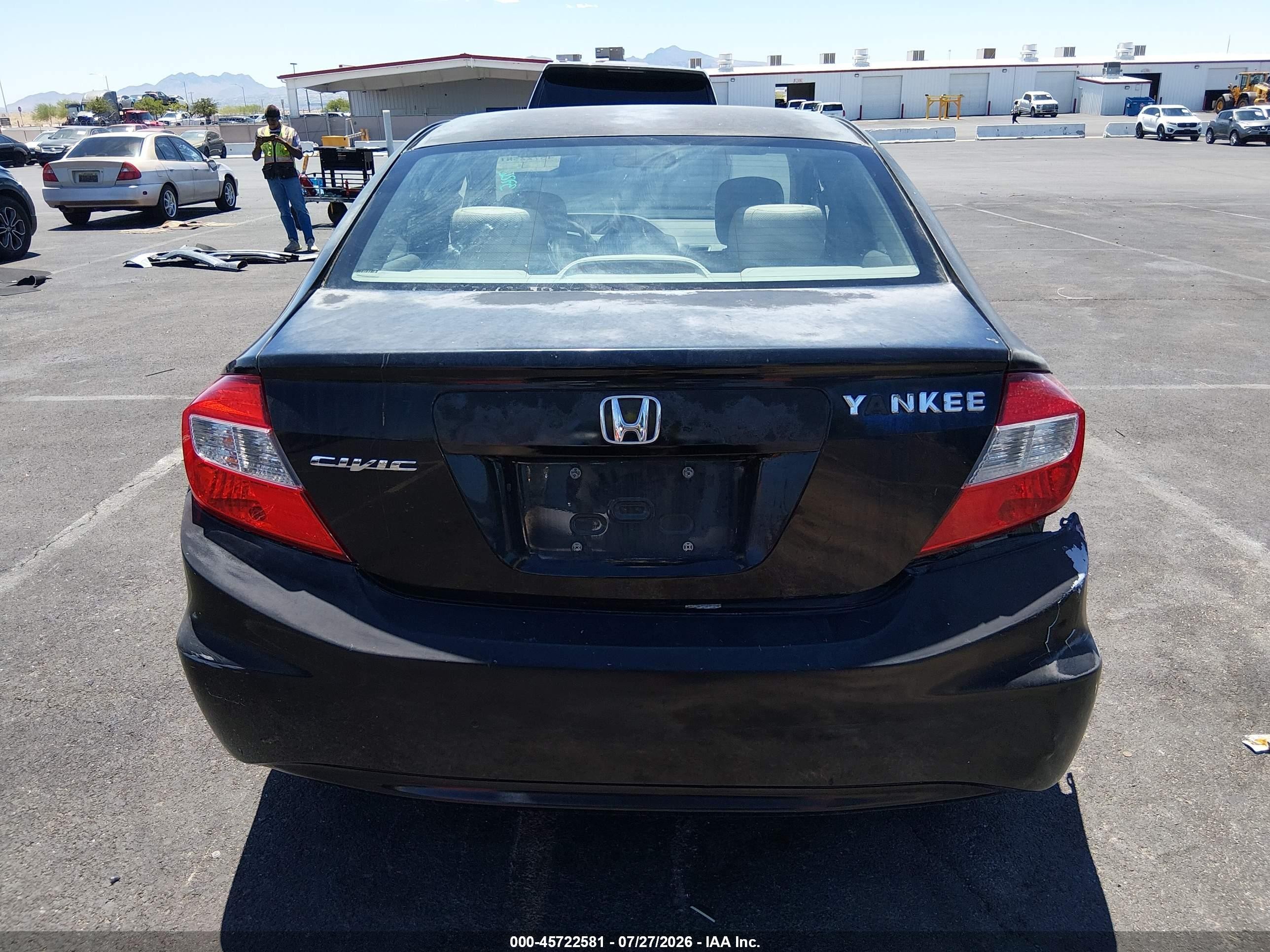 2012 Honda Civic Lx Black vin: 2HGFB2F53CH308980