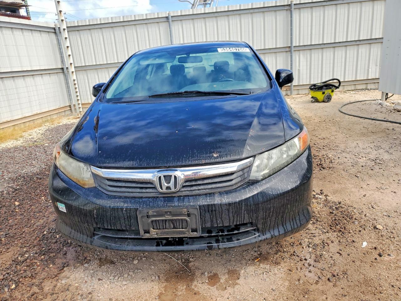 2012 Honda Civic Lx Black vin: 2HGFB2F53CH310812