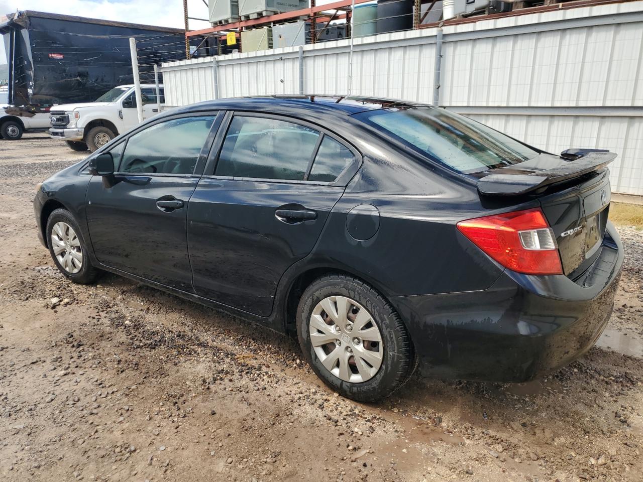 2012 Honda Civic Lx Black vin: 2HGFB2F53CH310812 Damage: Left Front Door, Multiple Scratches Heavy, 3